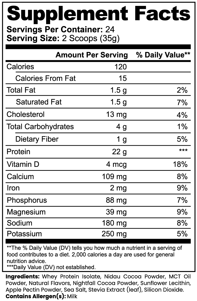 100% Whey Protein - Chocolate