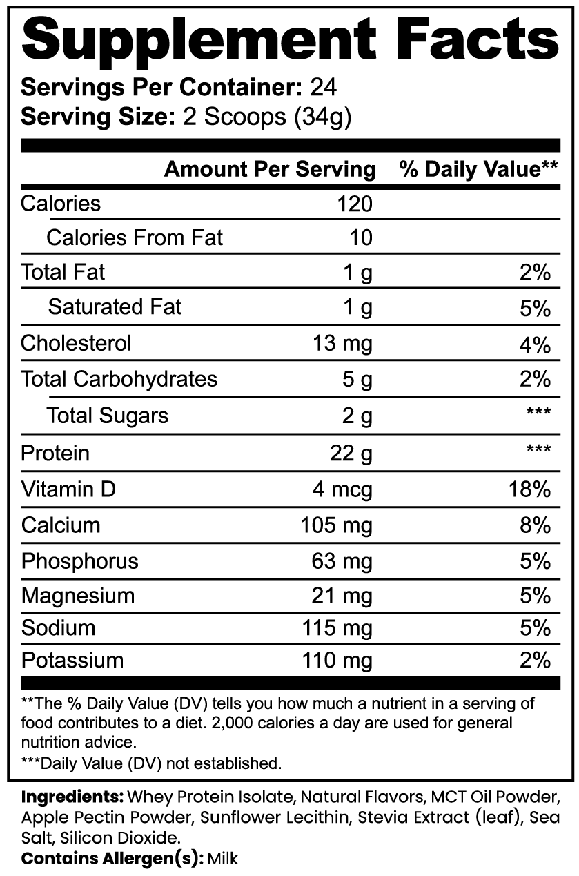 100% Whey Protein - Vanilla